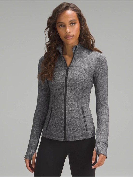 lululemon athletica Jackets & Blazers - lululemon athletica Gray Heather Define Full‑Zip Sculpt Jacket Luon